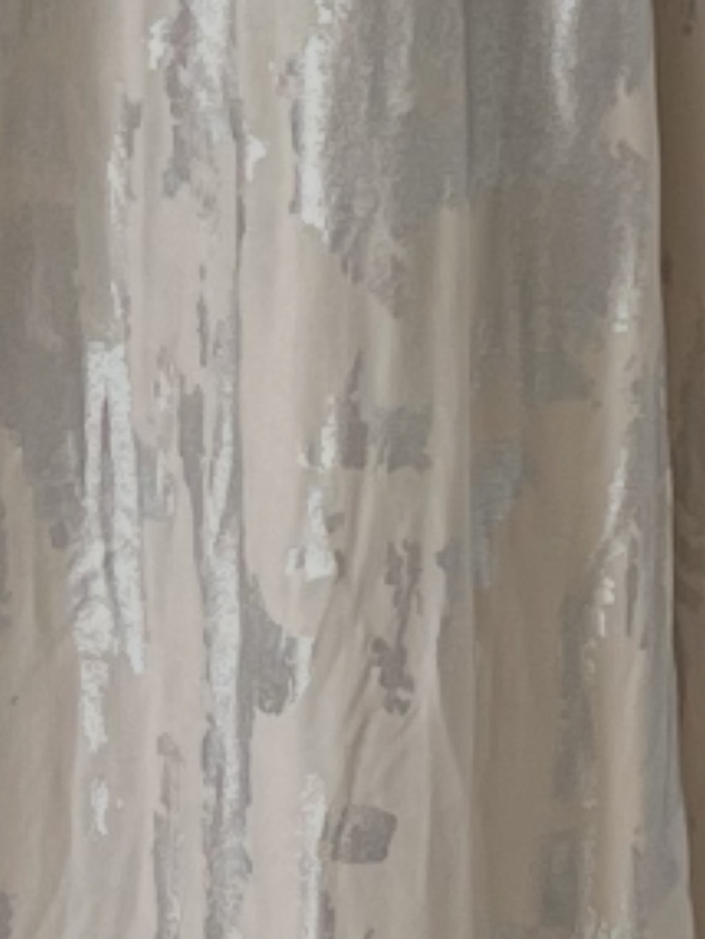 Mossimo Supply Co. Ivory Satin V-Neck Maxi Dress - Picture 4 of 5